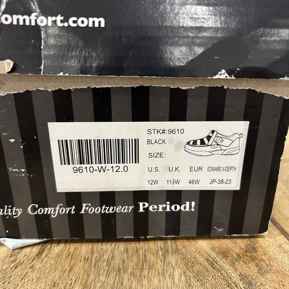 Dr. Comfort Diabetic Shoes #9610 Edward X Men's Size 12 Wide New In Box